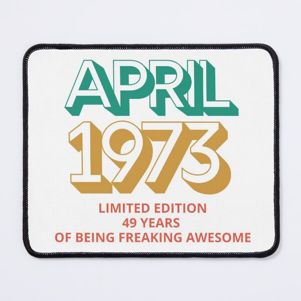 Item preview, Born in April 1973 Vintage Retro classic designed and sold by Lorets-Designs.
