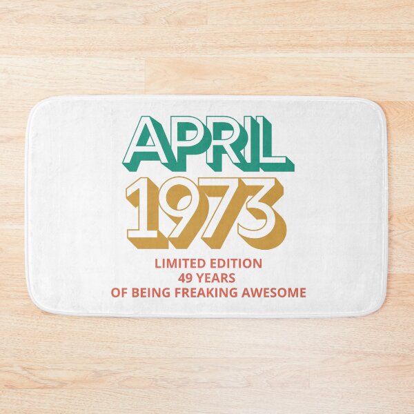 Item preview, Born in April 1973 Vintage Retro classic designed and sold by Lorets-Designs.