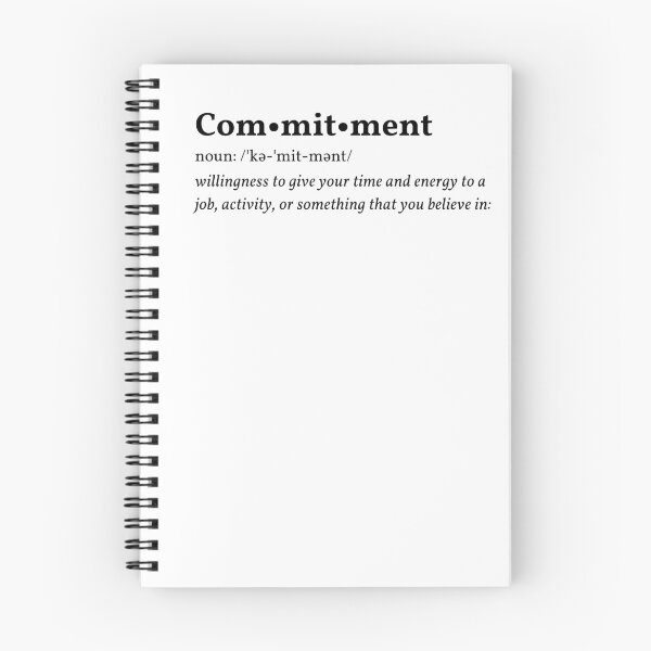 Item preview, COMMITMENT: VOCABULAR/DICTIONARY designed and sold by ZAHARA-.