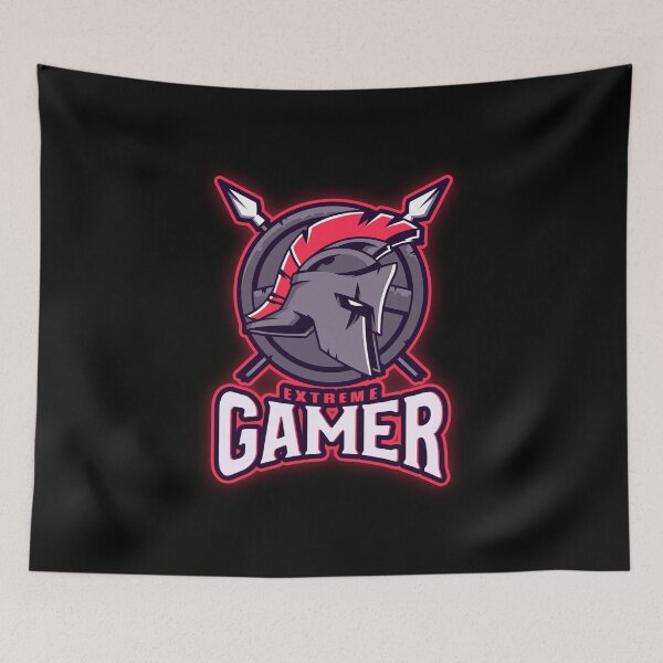 Item preview, Extreme Gamer with Helmet of a Gladiator designed and sold by PRIVARSHU.