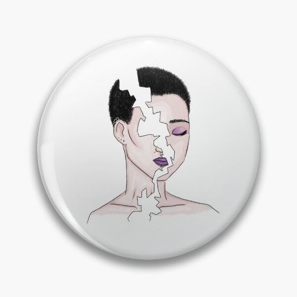 Item preview, Girl torn apart portrait designed and sold by PonderingMinds.
