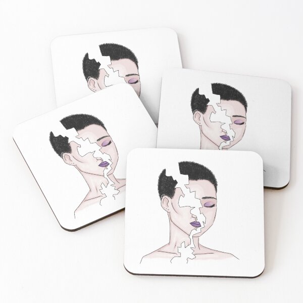 Item preview, Girl torn apart portrait designed and sold by PonderingMinds.