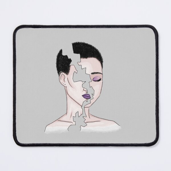 Item preview, Girl torn apart portrait designed and sold by PonderingMinds.