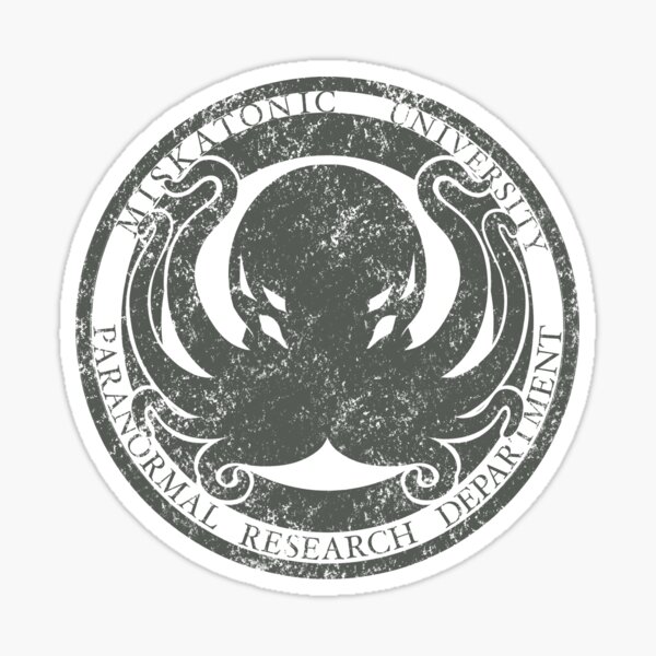 Item preview, Miskatonic University Paranomal Research Department designed and sold by Paddlingbanter.