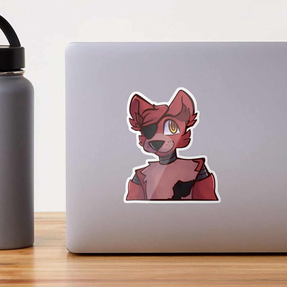 FNAF Foxy Sticker Sticker for Sale by NebulaDunes