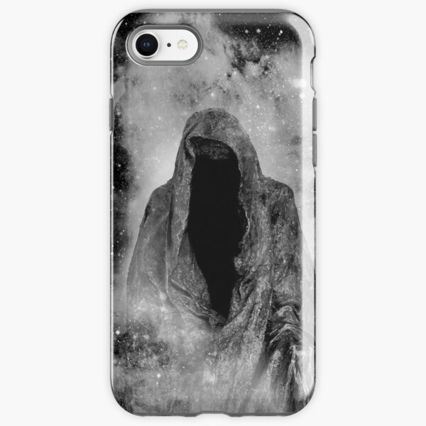 Starry Dark Angel Galaxy Portrait iPhone Tough Case