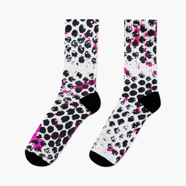 Item preview, Pink and Black Bubble Wrap Dots designed and sold by studioanalog.