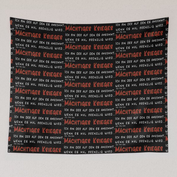 Item preview, Mighty warrior, I'm the one who matters when the going gets tough... designed and sold by sopfanna.