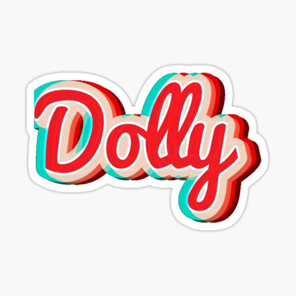 Dolly cartoon BY CALLISC Sticker