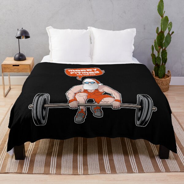 Item preview, Merry Fitmass Christmas Santa Gains Gym Funny Workout graphic designed and sold by theodoros20.