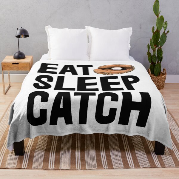 Item preview, Eat Sleep Catch Baseball designed and sold by Bendthetrend.