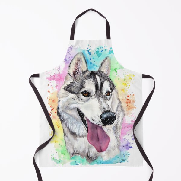 Item preview, Watercolour Husky designed and sold by SaltySerenity.