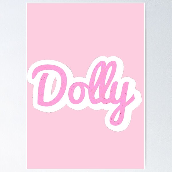 Dolly cartoon PINK BY CALLISC Poster