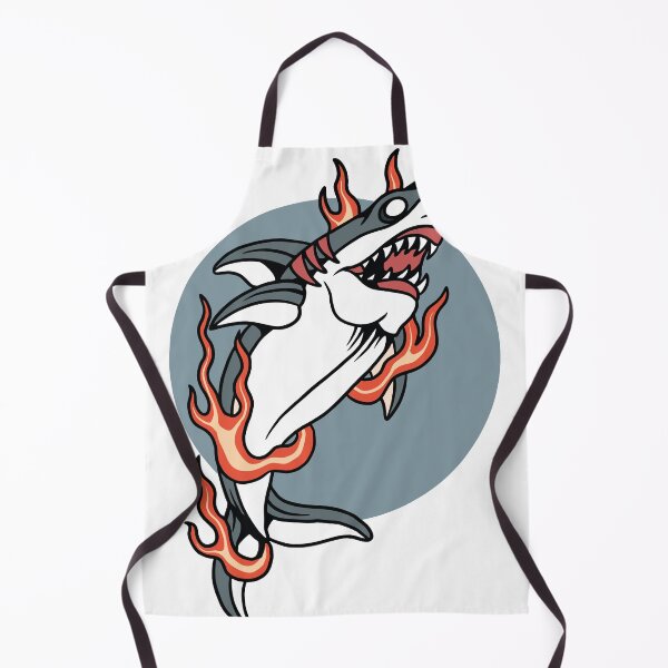 Item preview, Crazy Burning Shark designed and sold by adlook.