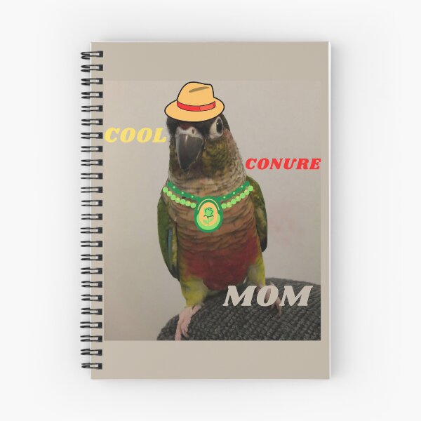 Item preview, Cool Conure Mom | Green Cheek Conure design Small Parrot | Parakeet | Parrot lover designed and sold by TatianaLG.