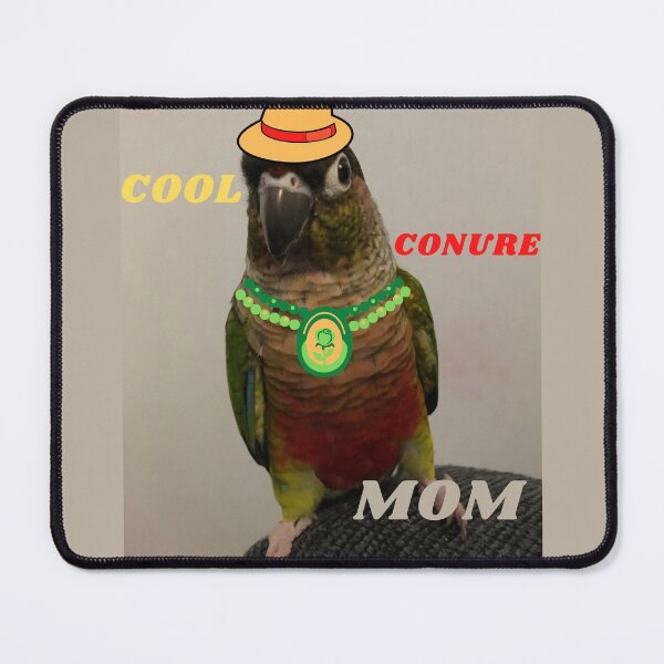 Item preview, Cool Conure Mom | Green Cheek Conure design Small Parrot | Parakeet | Parrot lover designed and sold by TatianaLG.