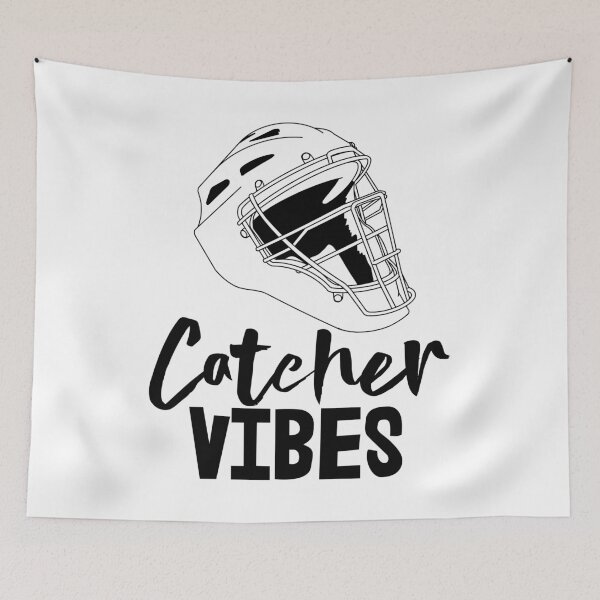Item preview, Catcher Vibes Baseball designed and sold by Bendthetrend.