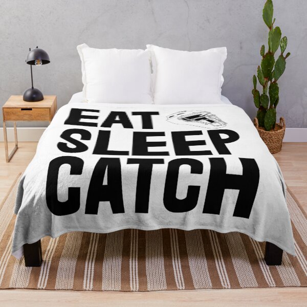 Item preview, Eat Sleep Catch Baseball designed and sold by Bendthetrend.