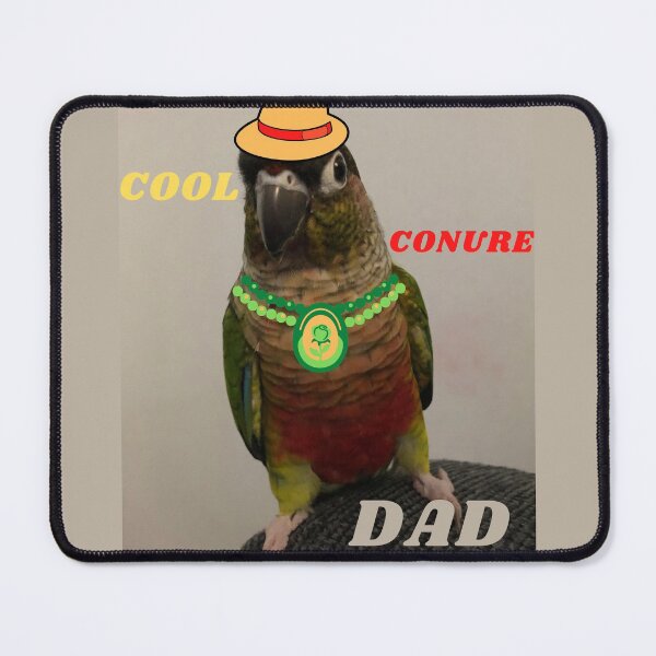 Item preview, Cool Conure Dad | Green Cheek Conure design Small Parrot | Parakeet | Parrot lover designed and sold by TatianaLG.