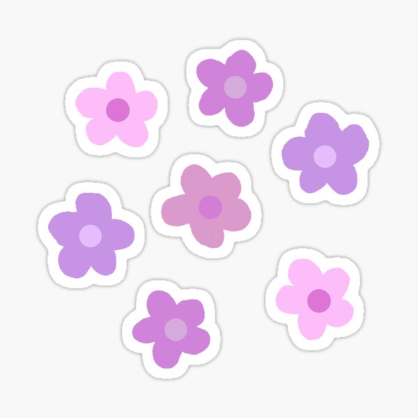 Purple Golf le fleur flowers Sticker