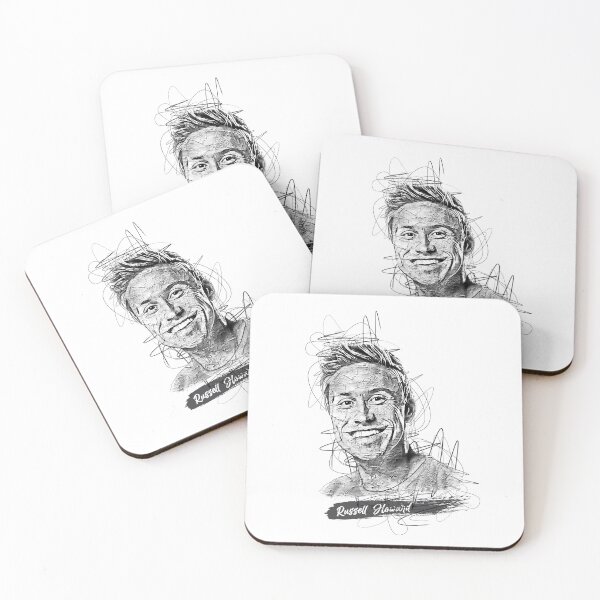 Item preview, Russell Howard Abstract Sketch Art, Russell Howard designed and sold by graphic-genie.