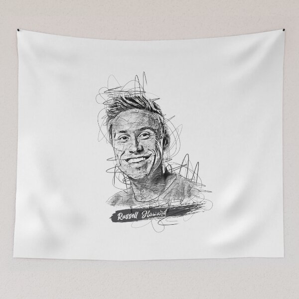 Item preview, Russell Howard Abstract Sketch Art, Russell Howard designed and sold by graphic-genie.