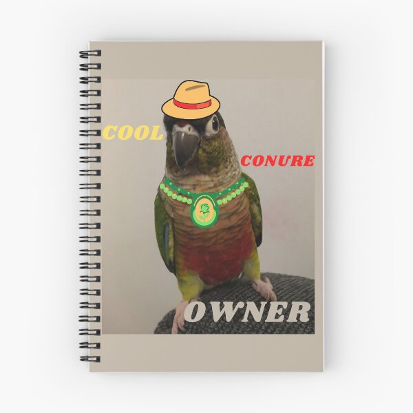 Item preview, Cool Conure Owner | Green Cheek Conure design Small Parrot | Parakeet | Parrot lover designed and sold by TatianaLG.