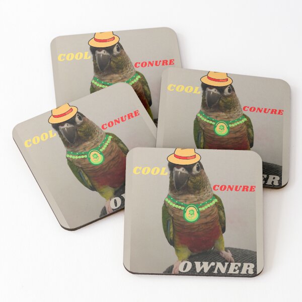 Item preview, Cool Conure Owner | Green Cheek Conure design Small Parrot | Parakeet | Parrot lover designed and sold by TatianaLG.