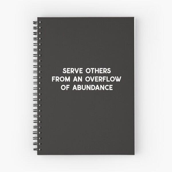 Item preview, Serve Others From An Overflow Of Abundance designed and sold by Salimah Haji.