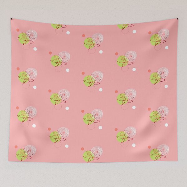 Item preview, Abstract lotus flower designed and sold by Paint84.