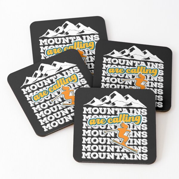 Item preview, Mountains are calling, let's ski designed and sold by DeliriousSteve.