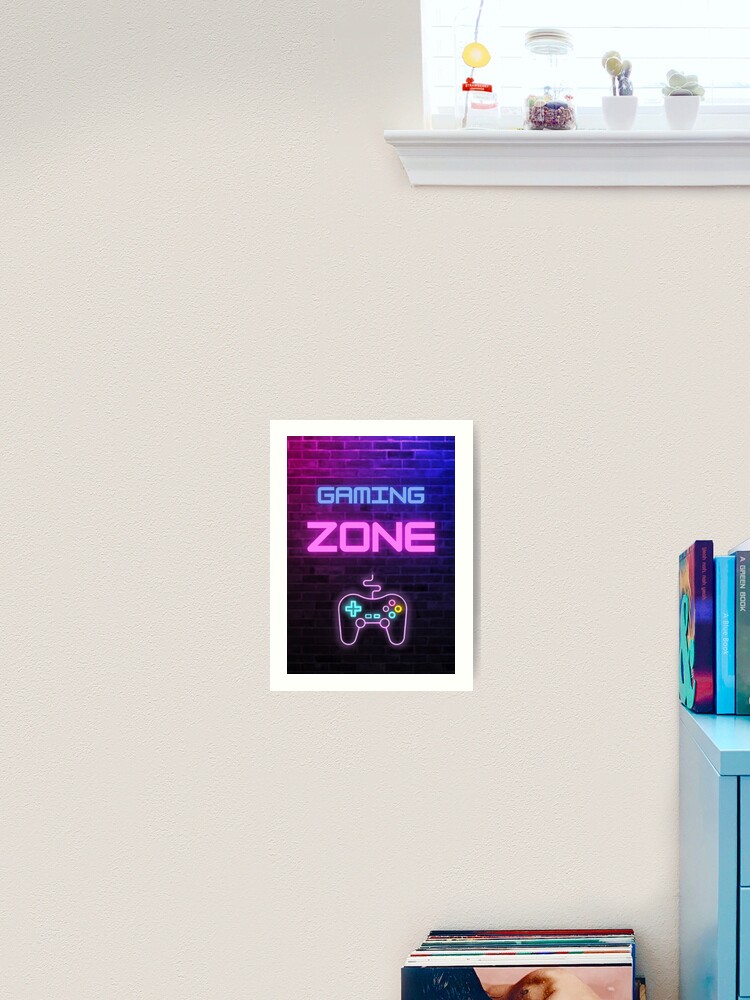 Gamer Typography Poster, Gamer Wall Art, Gaming Poster