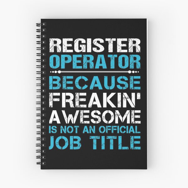 Item preview, Register Operator T Shirt - Freaking Awesome Job Gift Item Tee designed and sold by oetate4774.