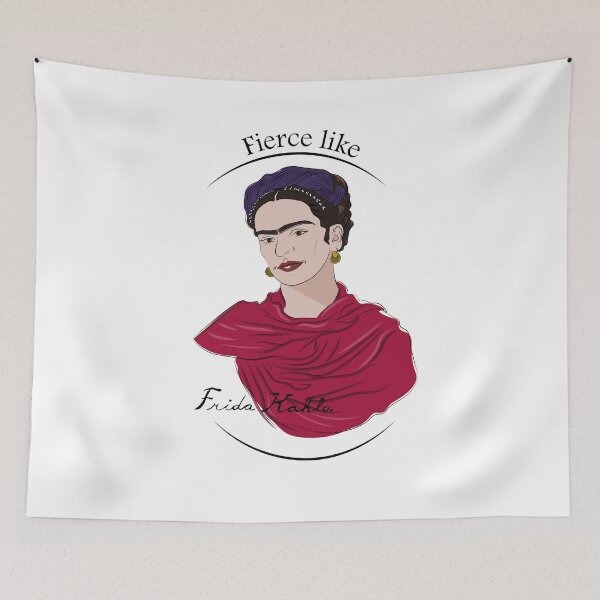 Item preview, Fierce like Frida designed and sold by LineIsMore.