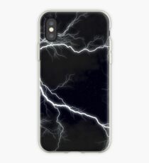 Black Lightning iPhone Case