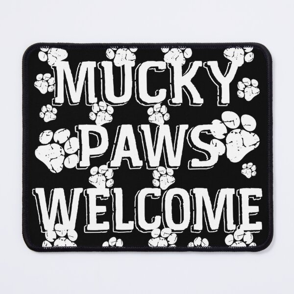 Item preview, Mucky Paws Welcome designed and sold by CoolYule.