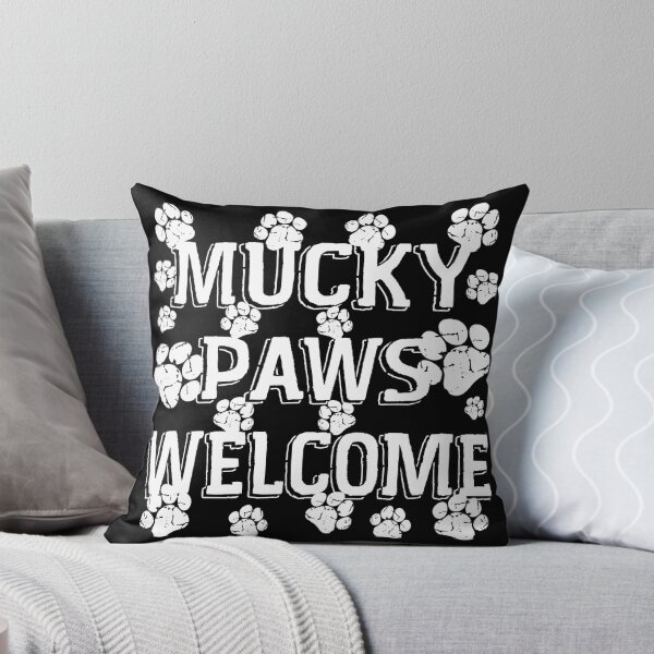 Item preview, Mucky Paws Welcome designed and sold by CoolYule.