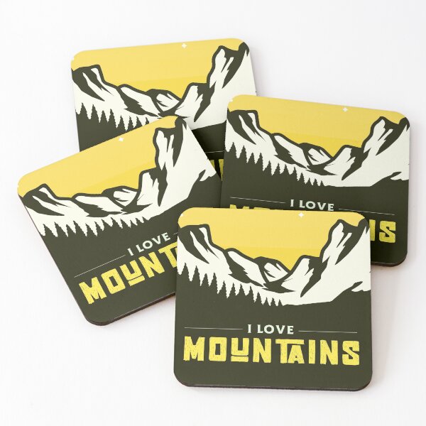 Item preview, I Love Mountains Sunset designed and sold by Timegraf.