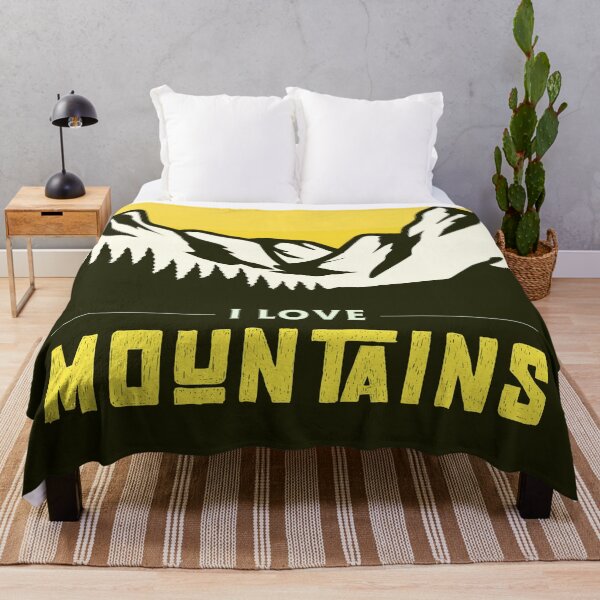 Item preview, I Love Mountains Sunset designed and sold by Timegraf.