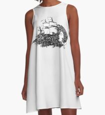 Lost at Sea A-Line Dress