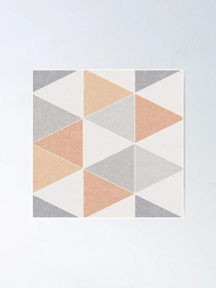 Thumbnail 1 of 3, Poster, Triangle Geo Pattern designed and sold by WearWolfDesigns.