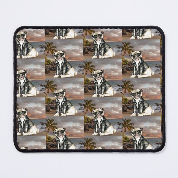 Item preview, Pug Waiting For You On The Beach designed and sold by ManifestoDesign.