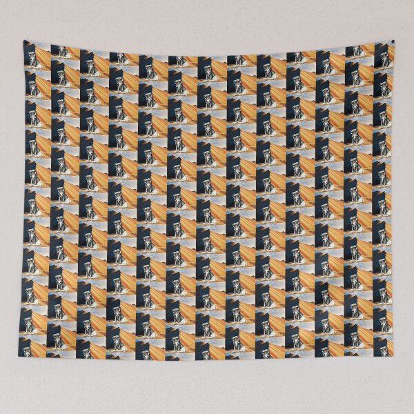 Item preview, Happy Pug In The Mountains designed and sold by ManifestoDesign.