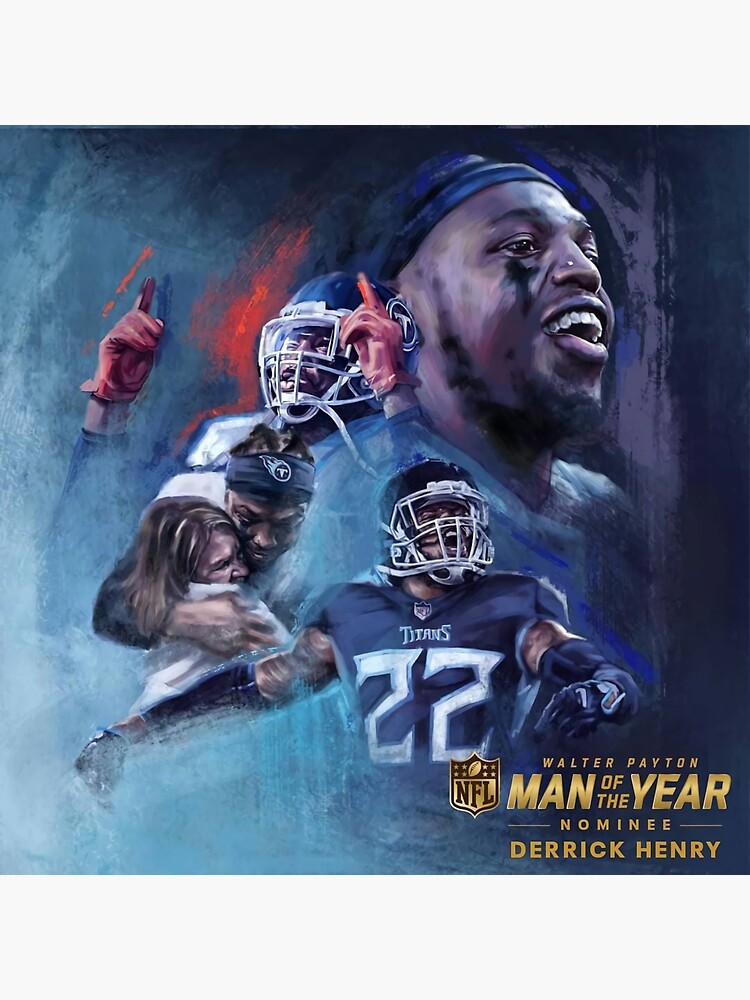 Derrick Henry Poster Wall Art Sports Poster Fan Art Wall 