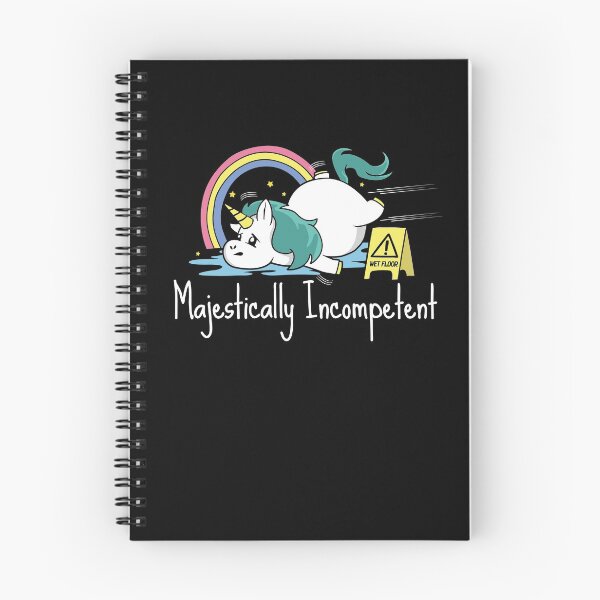 Item preview, Majestically Incompetent Funny Unicorn designed and sold by Nerd Shizzle.