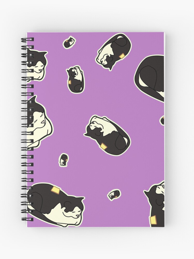 The Types of Cat Loaf Spiral Notebook for Sale by usclaireforce