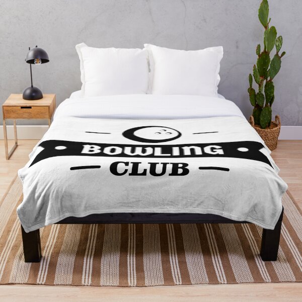 Aperçu de l'œuvre Bowling Club 2.0 en noir créée et vendue par patsyrosedesign.