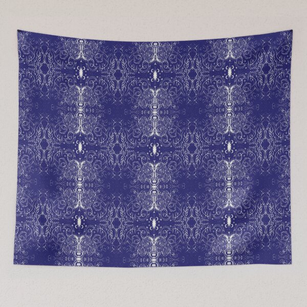 Item preview, blue and white sqiggalation designed and sold by Nickdavisinghe.