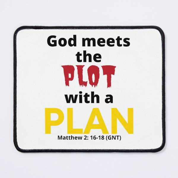 Item preview, God meets the PLOT with a PLAN designed and sold by TheFieldClt.