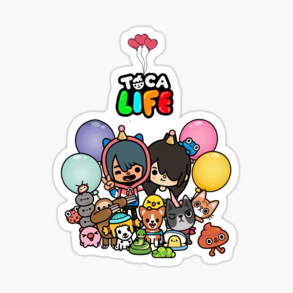 toca boca , toca life characters cute Sticker for Sale by ducany